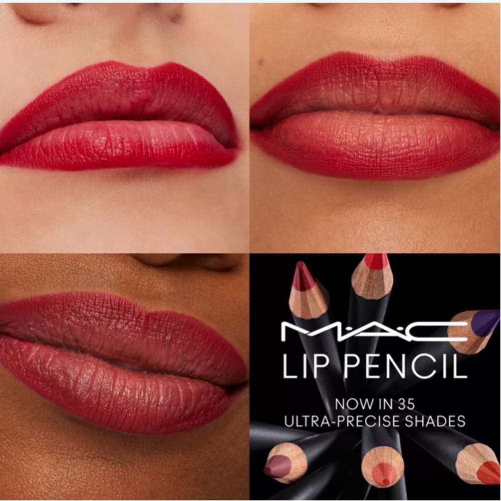 New MAC Cherry Lip Pencil in Red - Picture 1 of 8